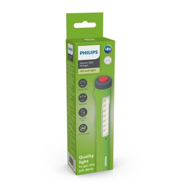 Lanterna de inspectie cu LED PHILIPS Xperion 3000 Penlight X30PENX1, 1.4W, 100 lumeni, 3.7V, 800 mAh, alimentare USB-C