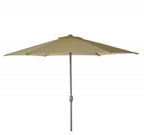 Umbrela pentru gradina VILLAGER Green Bay 060391, 270 x 6 x 38 cm, picior 38 mm, poliester 180 g, culoare bej
