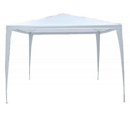 Pavilion pentru gradina VILLAGER Green Bay 041718, 270 x 270 x 245 cm, alb