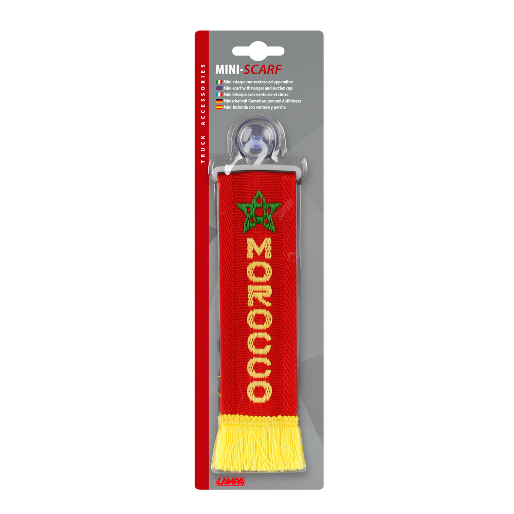 Steag ornamental auto LAMPA 97898, Morocco, textil, prindere cu ventuza
