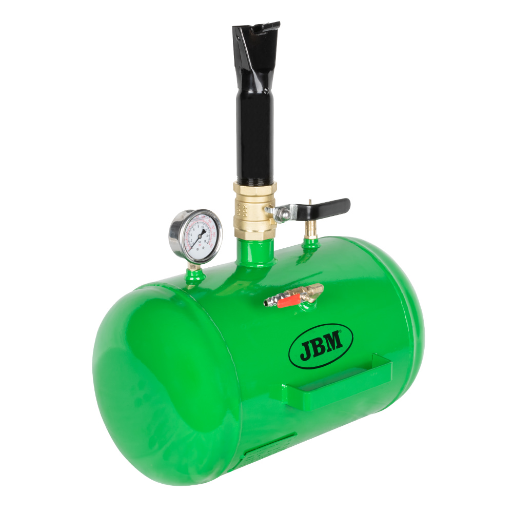 Aparat pentru montare anvelope pe jante JBM 52552, presiune maxima 10 bari, 145 psi, volum rezervor 18 litri