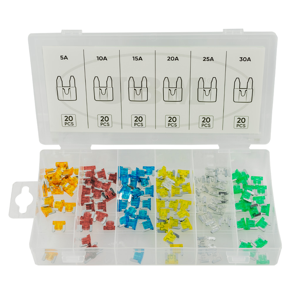 Trusa 120 sigurante auto JBM 53380, 5A, 10A, 15A, 20A, 25A, 30A