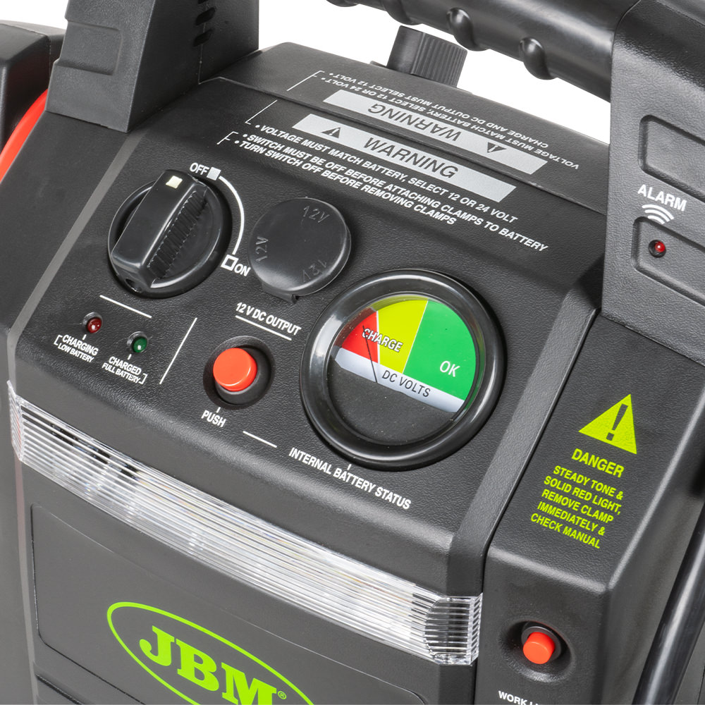 Redresor acumulatori auto JBM 53688, 12/24V, curent pornire 12 V 1500 A / 3000 A, 24 V 750 A / 1500 A, 392 x 209 x 370 mm