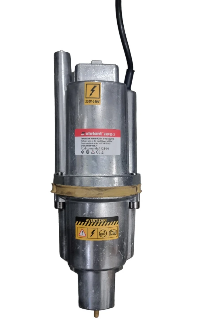 Pompa de apa pe vibratie ELEFANT VMP60-3 14163, 280 W, debit maxim 18 l/min