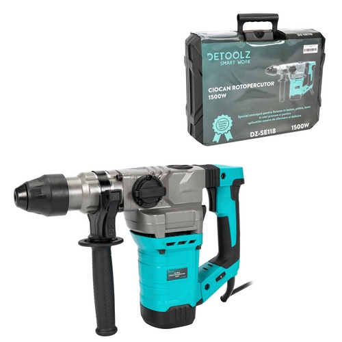 Ciocan rotopercutor Detoolz, DZ-SE118, 1500 W, 800 RPM, 6 viteze