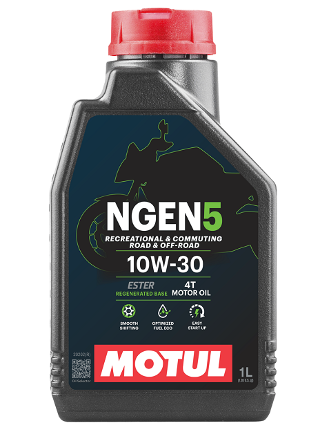 Ulei motor moto MOTUL NGEN 5 10W30 4T 111817, volum 1 litru, sintetic
