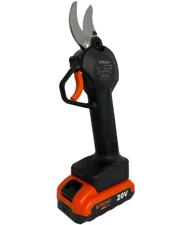 Foarfeca pentru gradina pe acumulator STROMO ACP20 14192, diametru maxim taiere 25 mm, 1 x acumulator Li-Ion 20V, 2 Ah