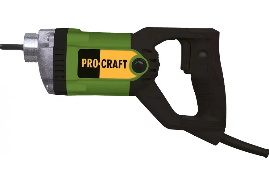 Vibrator electric pentru beton PROCRAFT 14190, 1200 W, 5600 vpm, lungime lance 1.5 m, diametru lance 35 mm