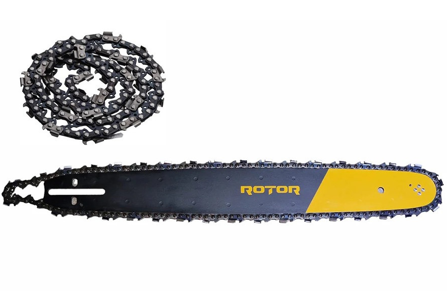 Set lama si 2 lanturi pentru drujba ROTOR 14178, lungime lama 35 cm, 14 inch, pas lant 3/8 inch, pinteni T50, 25 dinti