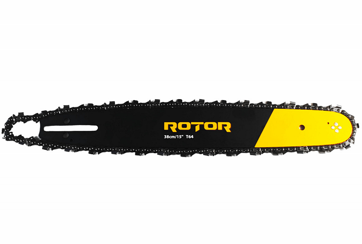 Set lama si 2 lanturi pentru drujba ROTOR 14182, lungime lama 40 cm, 16 inch, pas lant 0.325 inch, pinteni T64, 32 dinti
