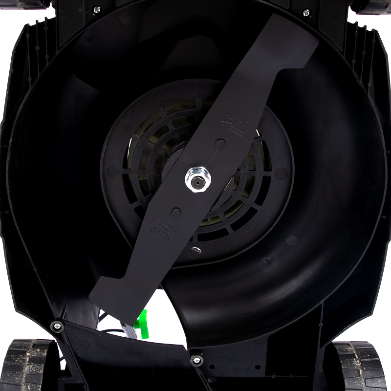 Masina electrica pentru tuns gazon MICUL FERMIER MF-TG1003-S001-G01, 1.2 kW, latime taiere 32 cm, 3 nivele taiere, 25-65 mm, cos colector 30 litri