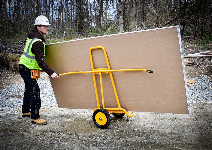 Carucior pentru transport placi gips-carton DeWALT DXWT-202, greutate sustinuta 500 kg, 225 x 440 x 1050 mm