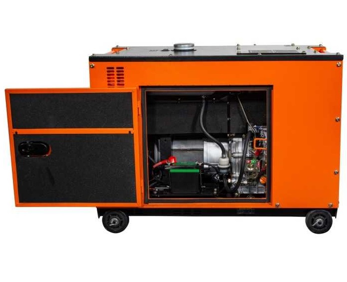 Generator curent electric monofazic BLACK+DECKER BXGND6300E, motor diesel 4T, 12 CP, putere max 6300 W, cu AVR