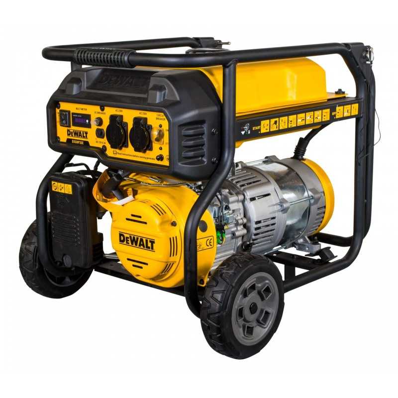 Generator de curent electric monofazic DeWALT DXGNP35E, motor benzina 4T, 223 CC, 7 CP, putere max 3500 W, cu AVR