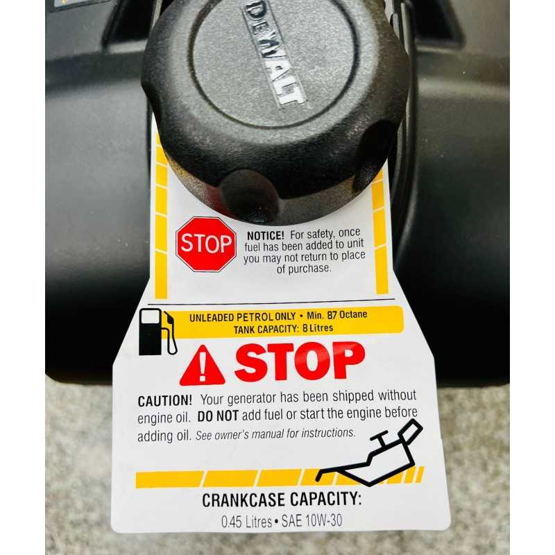 Generator tip invertor pentru curent electric, monofazic, DeWALT DXGNI35E, motor benzina 4T, 163 CC, putere max 3400 W, functie Eco