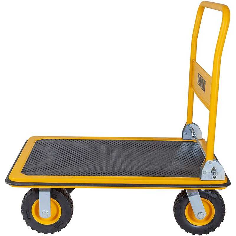 Platforma pentru transport DeWALT DXWT-504, greutate sustinuta 300 kg, maner pliabil, 600 x 500 x 1320 mm