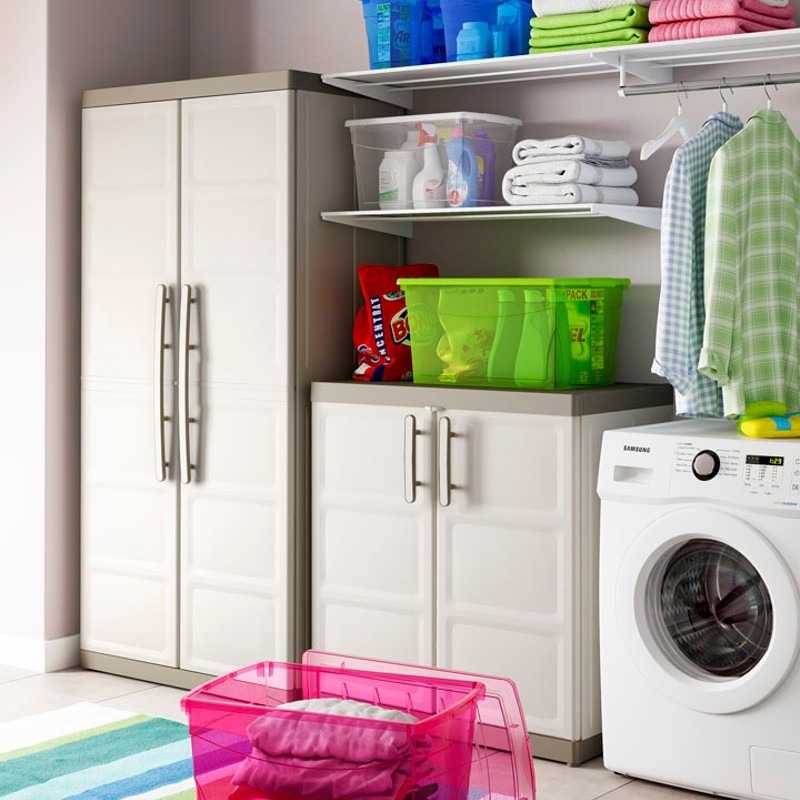 Dulap depozitare pentru exterior KETER Excellence XL Multi Purpose 9682000, bej-cafeniu, din polipropilena, 89 x 54 x 182 cm, 3 rafturi reglabile