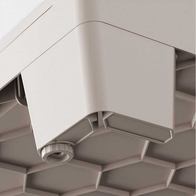 Dulap depozitare pentru exterior KETER Gulliver Base 9752000, bej/nisipiu, polipropilena, 80x44x100 cm, picioare reglabile, 2 rafturi reglabile