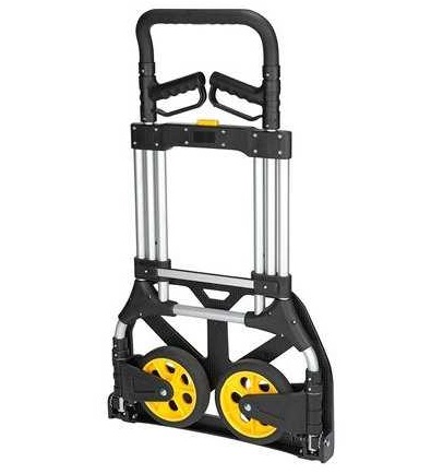 Carucior pliabil de transport tip liza STANLEY Fatmax FXWT-707, 48 x 35 cm, structura aluminiu, greutate maxima sustinuta 200 kg