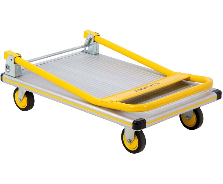 Carucior pliabil cu platforma STANLEY SXWTI-PC510, 740 x 470 x 900 mm, greutate maxima sustinuta 150 kg, din aluminiu
