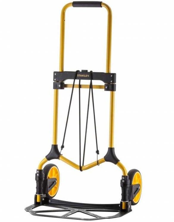Carucior pliabil de transport tip liza STANLEY SXWTD-FT582, baza aluminiu, 49 x 28 cm, greutate maxima sustinuta 90 kg