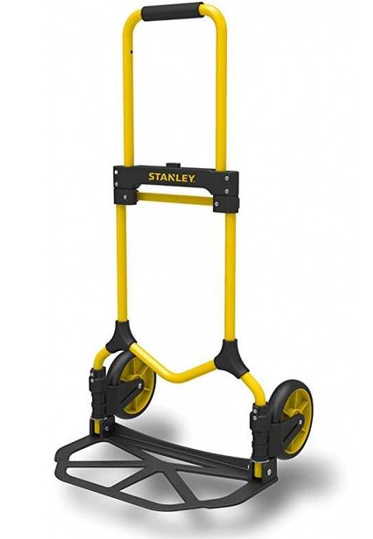 Carucior pliabil de transport tip liza STANLEY SXWTD-FT582, baza aluminiu, 49 x 28 cm, greutate maxima sustinuta 90 kg