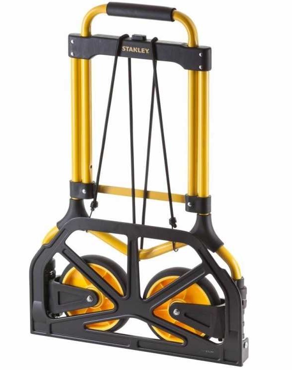 Carucior pliabil de transport tip liza STANLEY SXWTD-FT582, baza aluminiu, 49 x 28 cm, greutate maxima sustinuta 90 kg
