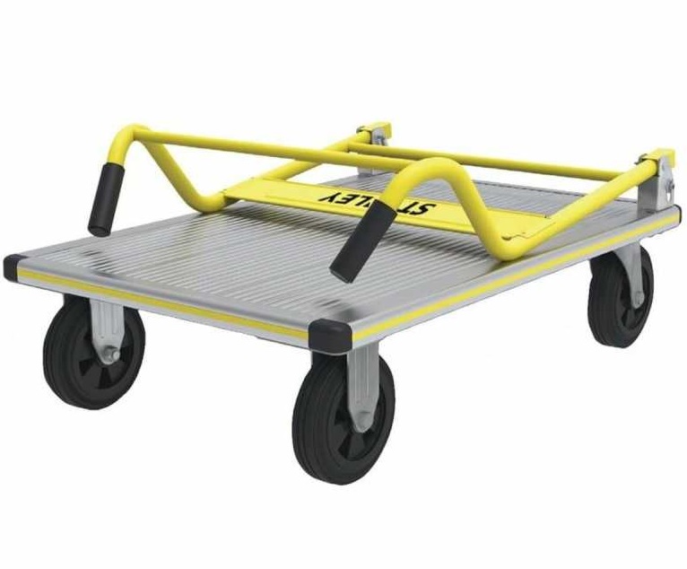 Carucior pliabil cu platforma STANLEY SXWTI-PC512, 900 x 600 x 960 mm, greutate maxima sustinuta 350 kg, din aluminiu