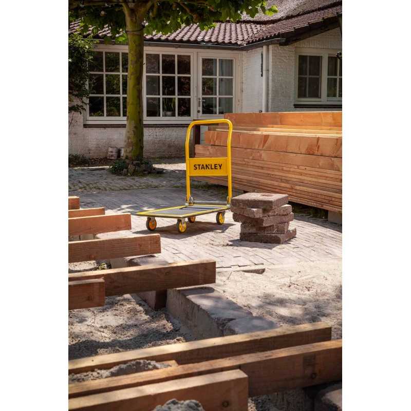 Carucior pliabil cu platforma STANLEY SXWTD-PC527, 735 x 470 x 830 mm, greutate maxima sustinuta 150 kg, din otel