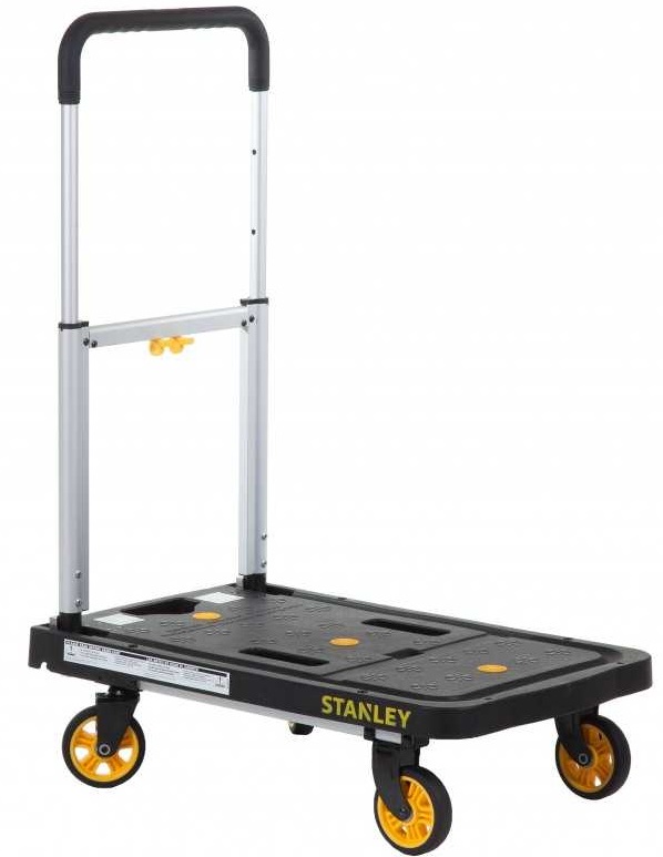 Carucior pliabil cu platforma STANLEY SXWTD-PC517, 680 x 410 x 920 mm, greutate maxima sustinuta 120 kg, din aluminiu