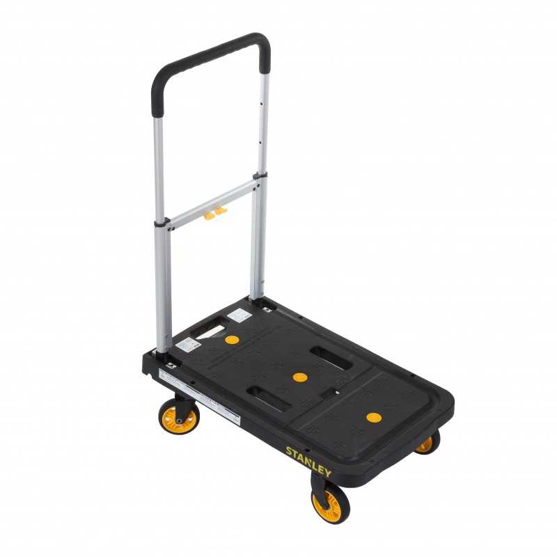Carucior pliabil cu platforma STANLEY SXWTD-PC517, 680 x 410 x 920 mm, greutate maxima sustinuta 120 kg, din aluminiu