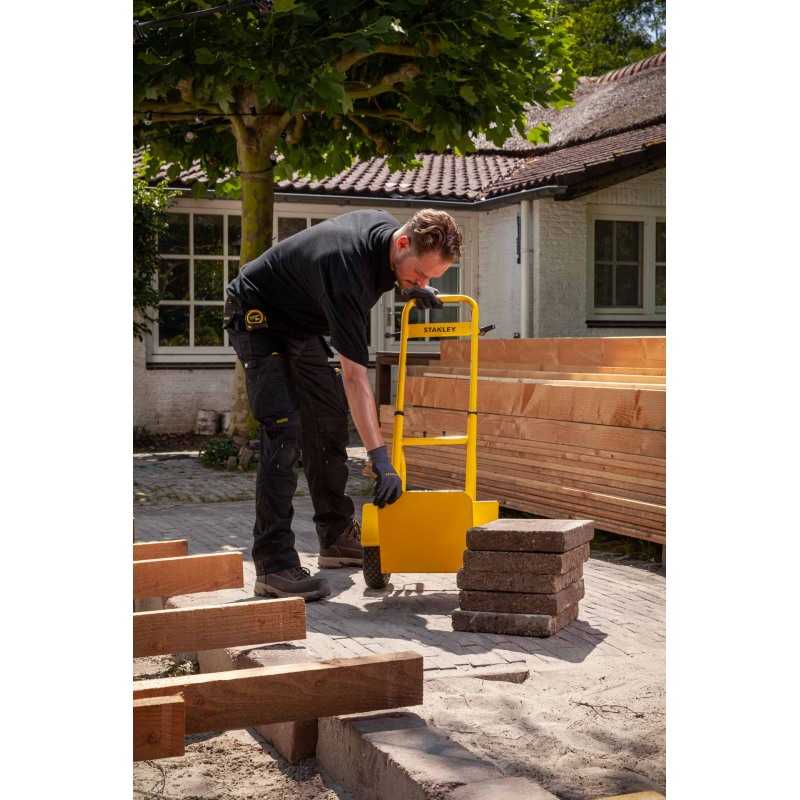 Carucior pliabil de transport tip liza STANLEY SXWTD-FT520, 310 x 260 mm, greutate maxima sustinuta 120 kg, din otel