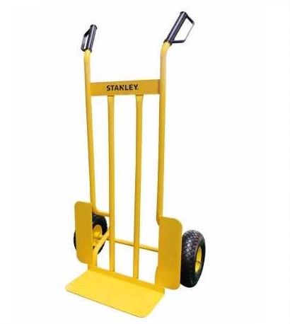 Carucior de transport tip liza STANLEY SXWTC-HT526, 400 x 190 mm, greutate maxima sustinuta 300 kg, roti cauciuc 26 cm, din otel