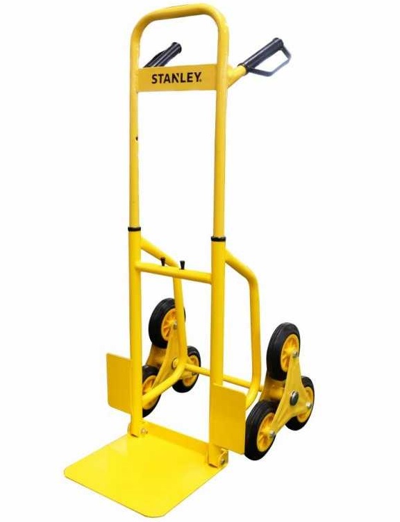 Carucior pliabil de transport tip liza STANLEY SXWTD-FT521, 300 x 200 mm, greutate maxima sustinuta 120 kg, din otel, 3 roti x 15 cm