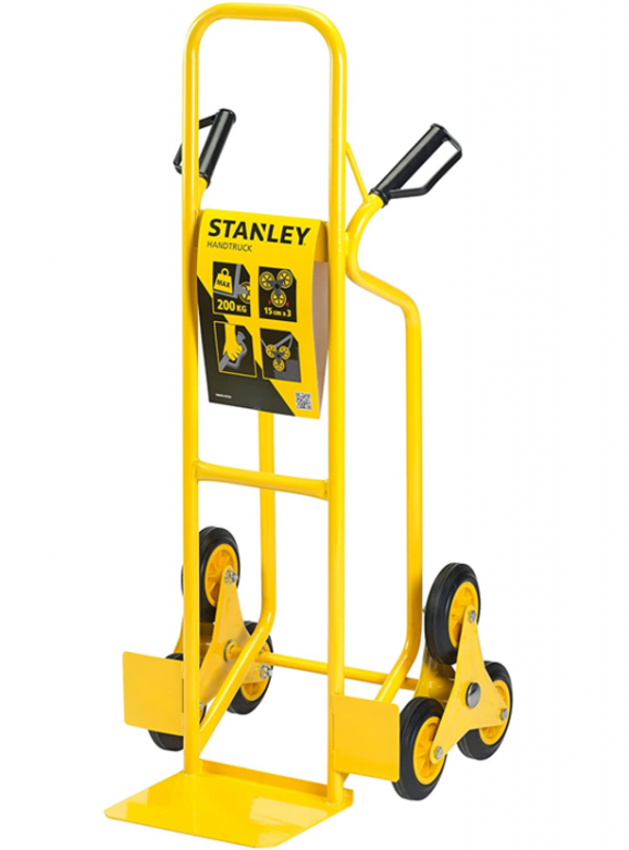 Carucior de transport tip liza STANLEY SXWTD-HT523, 308 x 208 mm, greutate maxima sustinuta 200 kg, din otel, 3 roti x 125 mm