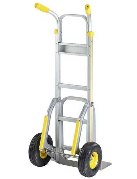 Carucior de transport tip liza, cu platforma pliabila, STANLEY SXWTI-HT514, 105 x 51 x 106 cm, greutate maxima sustinuta 200 kg, aluminiu, roti cauciuc