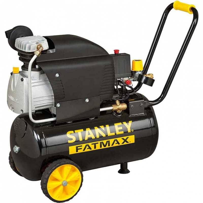 Compresor de aer orizontal STANLEY Fatmax D 251/10/24S, 1800 W, 2.5 CP, debit 240 l/min, 10 bar, butelie 24 litri, cu ulei