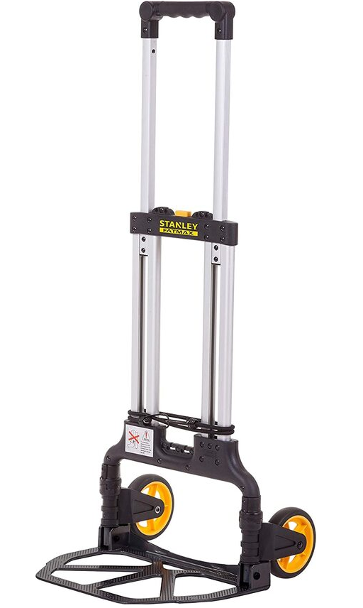 Carucior pliabil de transport tip liza STANLEY Fatmax FXWT-705, 38.5 x 23 cm, greutate maxima sustinuta 70 kg, aluminiu