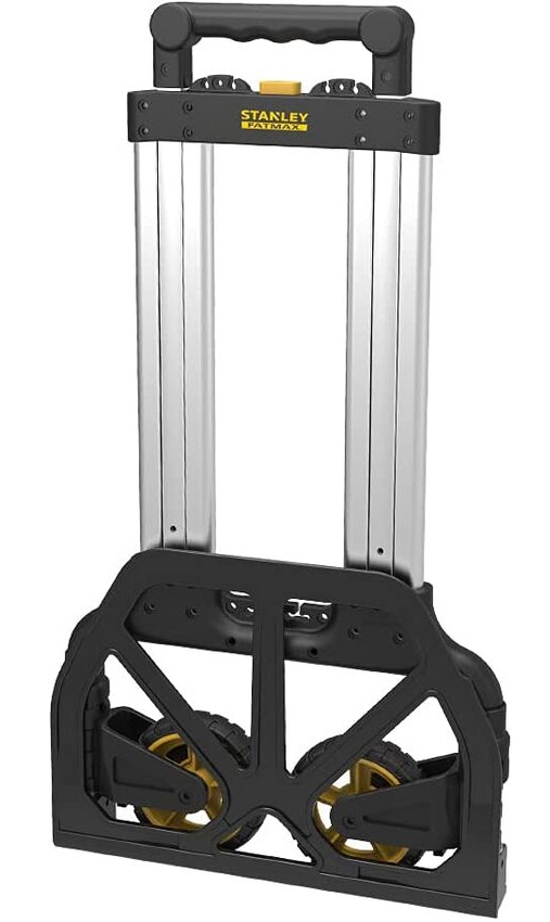 Carucior pliabil de transport tip liza STANLEY Fatmax FXWT-705, 38.5 x 23 cm, greutate maxima sustinuta 70 kg, aluminiu