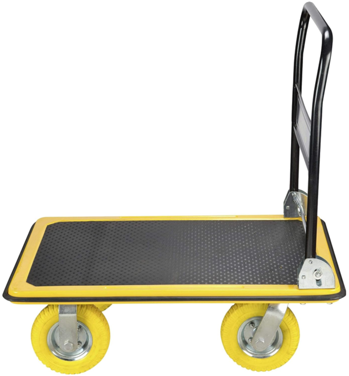Carucior pliabil tip platforma STANLEY Fatmax FXWT-704, 905 x 605 mm, greutate maxima sustinuta 300 kg, din otel
