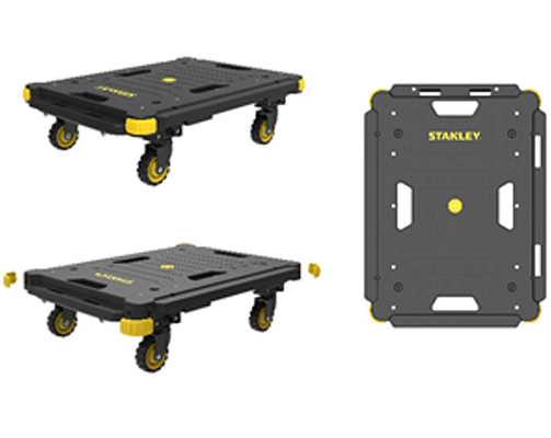 Carucior rabatabil tip platforma STANLEY SXWTD-PC531, 39 x 28 cm, greutate maxima sustinuta 137 kg, roti 76 mm