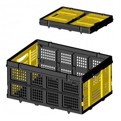 Cutie pliabila pentru carucioare STANLEY SXWTD-FT505, 568 x 410 x 272 mm, greutate maxima sustinuta 25 kg, din polipropilena