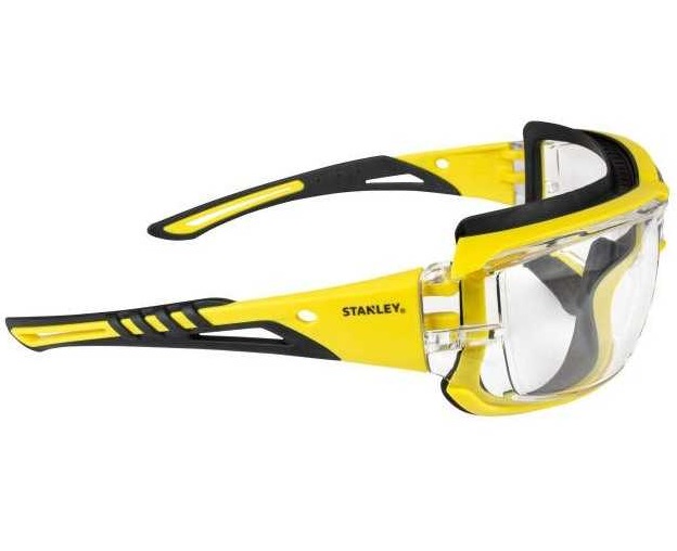 Ochelari de protectie STANLEY Gasket Clear SYE15-11D, lentile transparente, anti-aburire, din policarbonat