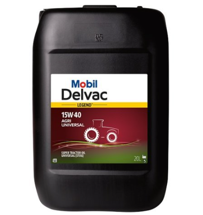 Ulei motor MOBIL Delvac Legend 15W40 Agri Universal 157442, volum 20 litri
