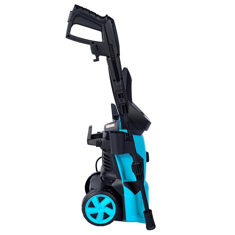 Aparat de spalat cu presiune DETOOLZ DZ-EC1002-S001-G01, 1800 W, presiune max. 140 bar, debit max. 7 l/min, furtun 5 m, IPX5, cu roti