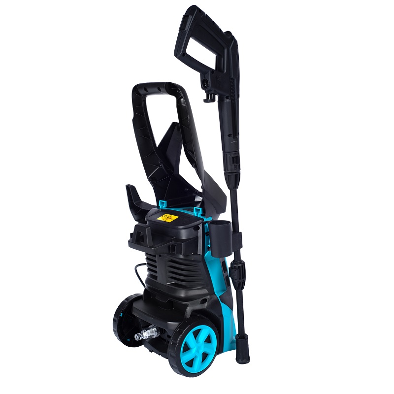 Aparat de spalat cu presiune DETOOLZ DZ-EC1002-S001-G01, 1800 W, presiune max. 140 bar, debit max. 7 l/min, furtun 5 m, IPX5, cu roti