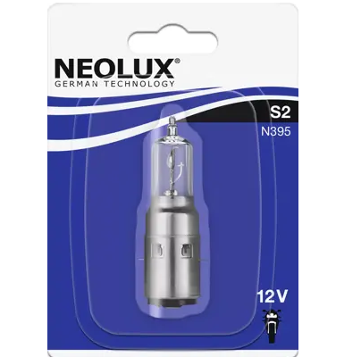 Bec far moto NEOLUX N395-01B, S2, 12V, 35/35W, BA20D, blister