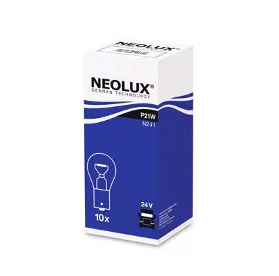 Set 10 becuri auto semnalizare NEOLUX N241, 24V, P21W, BA15S, se vinde la set de 10 bucati/pret pe bucata