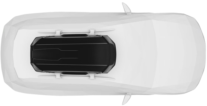 Cutie portbagaj auto THULE Motion 3 M 639200, volum 400 litri, deschidere dubla, capacitate incarcare max. 75 kg, 175 x 84 x 44 cm, negru lucios