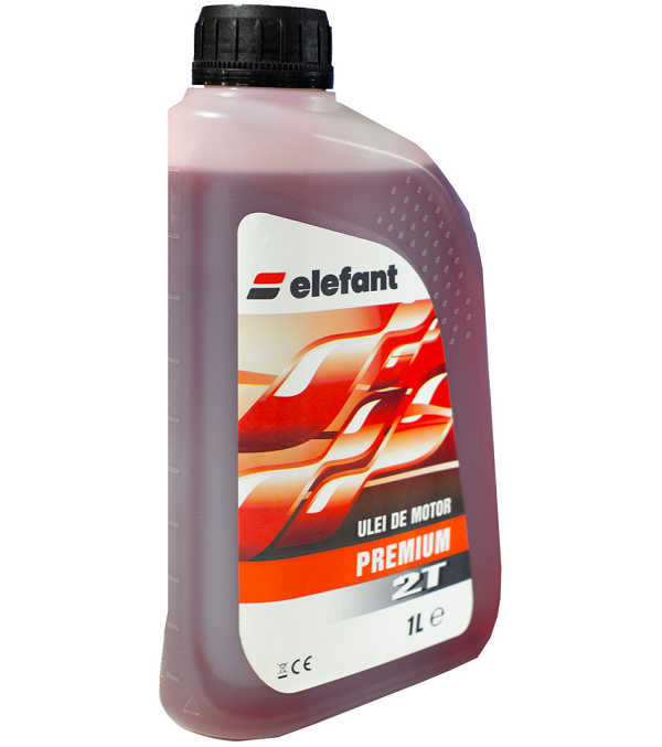 Ulei amestec pentru motoare 2T ELEFANT Premium 14254, rosu, volum 1 litru